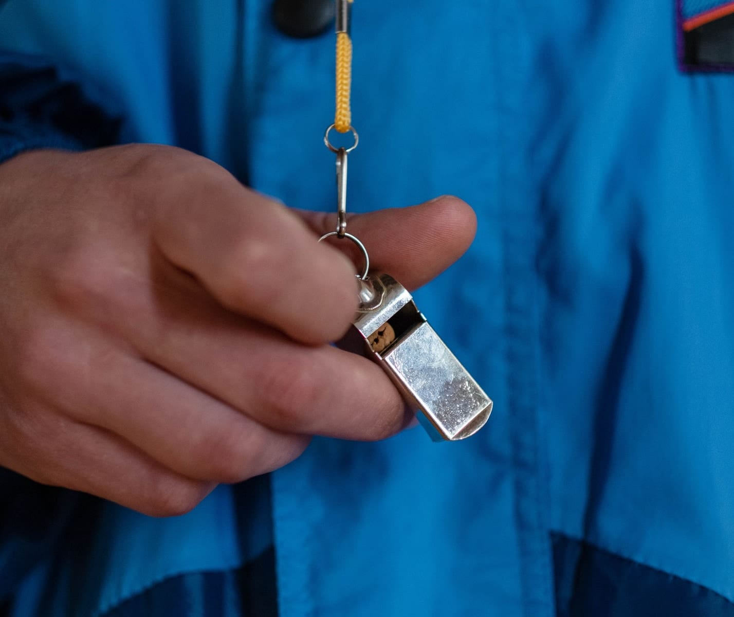 A coach's whistle